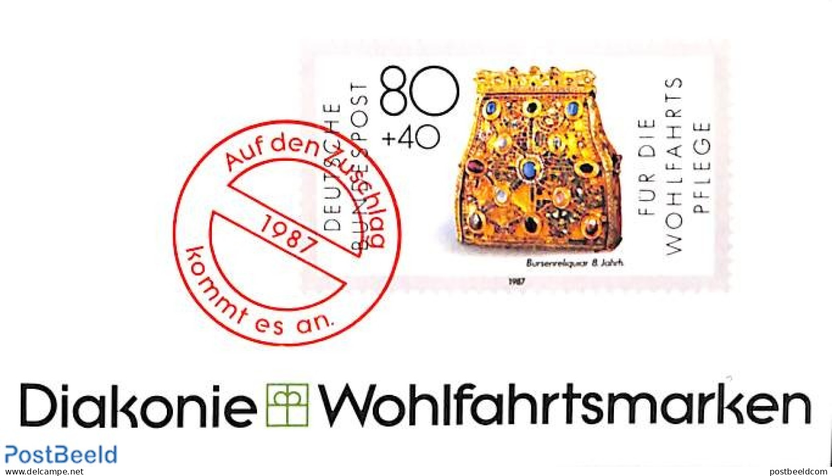 Germany, Federal Republic 1987 Welfare Booklet, Mint NH, Stamp Booklets - Art - Art & Antique Objects - Ongebruikt