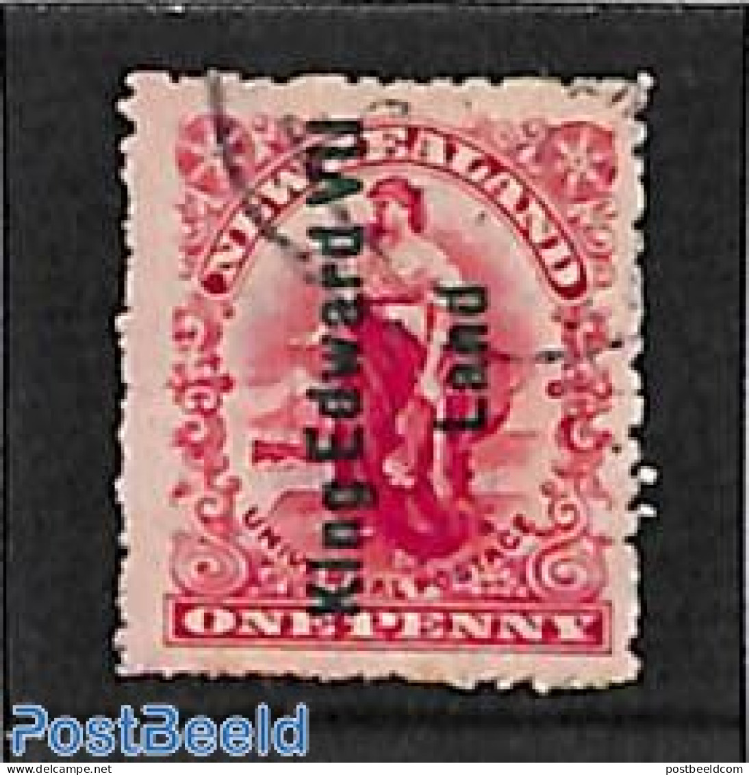 New Zealand 1908 King Edward VII Land 1v, Used, Used Or CTO - Gebraucht