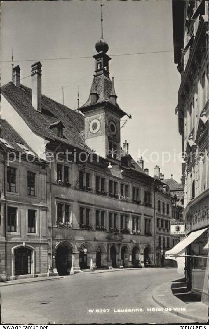 12586413 Lausanne VD Hotel De Ville Lausanne - Sonstige & Ohne Zuordnung