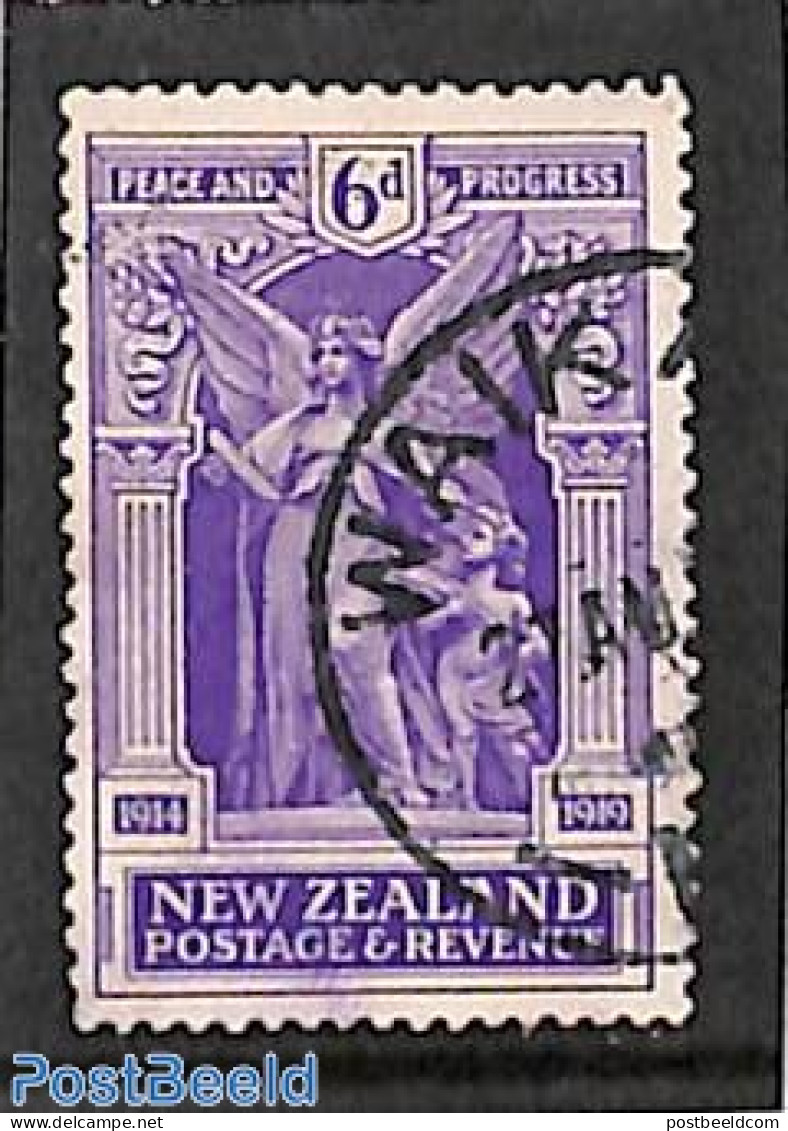New Zealand 1920 6d, Used, Used Or CTO - Usati