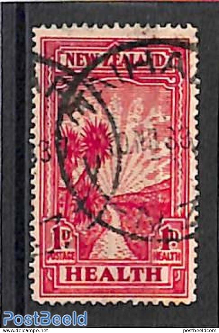 New Zealand 1933 1+1d, Health, Used, Used Or CTO - Usados