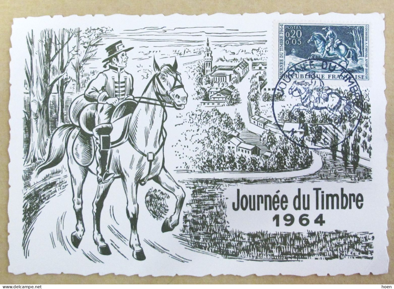 Lot De 5 Cartes MAXIMUM FDC Journée Du Timbre - 1960-1969