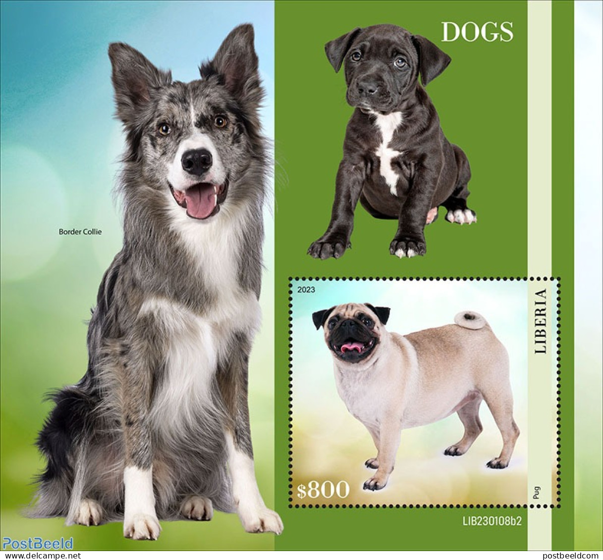 Liberia 2023 Dogs, Mint NH, Nature - Dogs - Andere & Zonder Classificatie