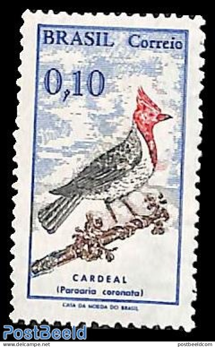 Brazil 1969 Bird 1v, With WM, Mint NH, Nature - Birds - Unused Stamps