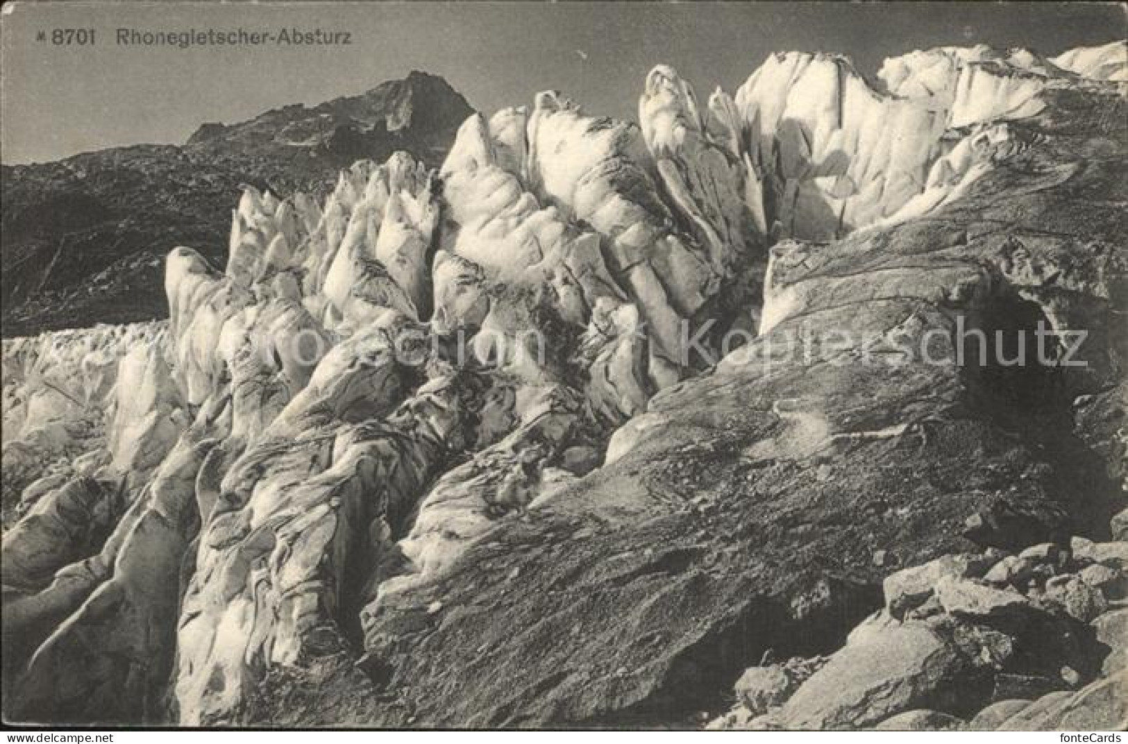 12586360 Rhonegletscher Glacier Du Rhone Absturz Gebirgspanorama Rhone - Autres & Non Classés
