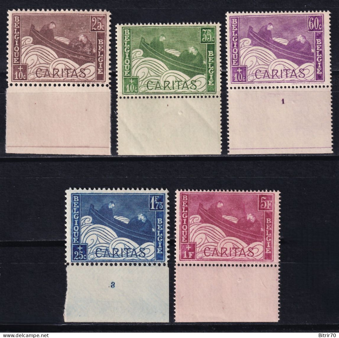 Belgica, 1927  Y&T. 249 / 253,  MNH. - Unused Stamps