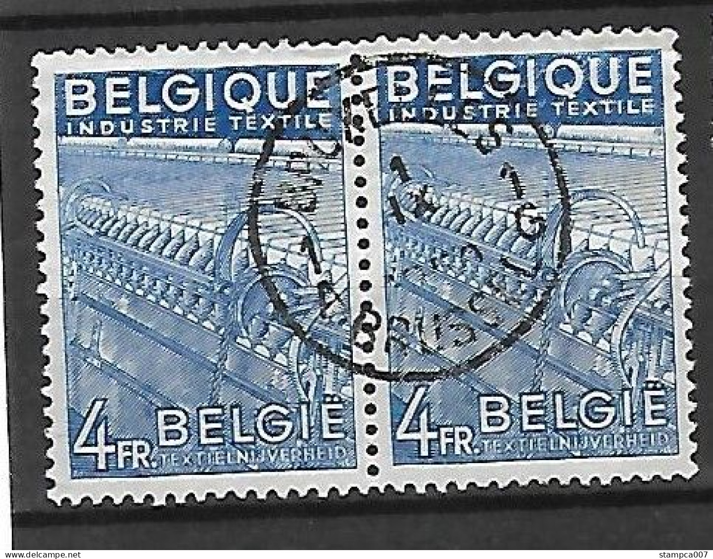 OCB Nr 771 Textiel Centrale Stempel Bruxelles Brussel 1G - Oblitérés