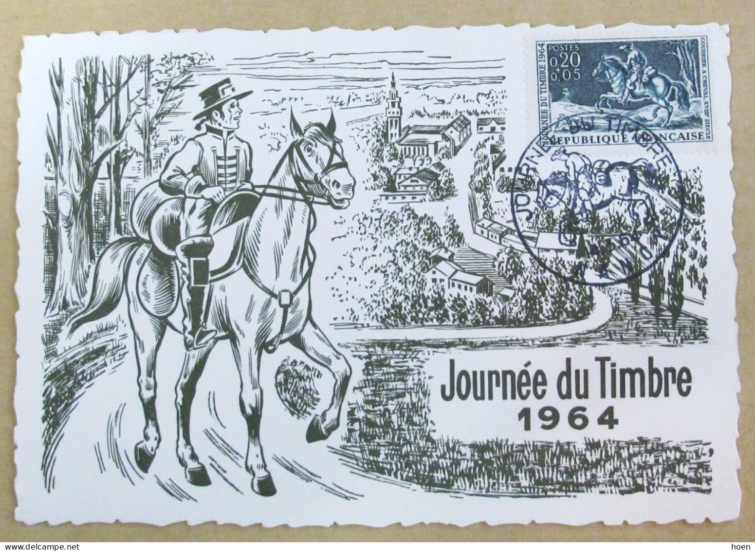 Lot De 5 Cartes MAXIMUM FDC Journée Du Timbre - 1960-1969