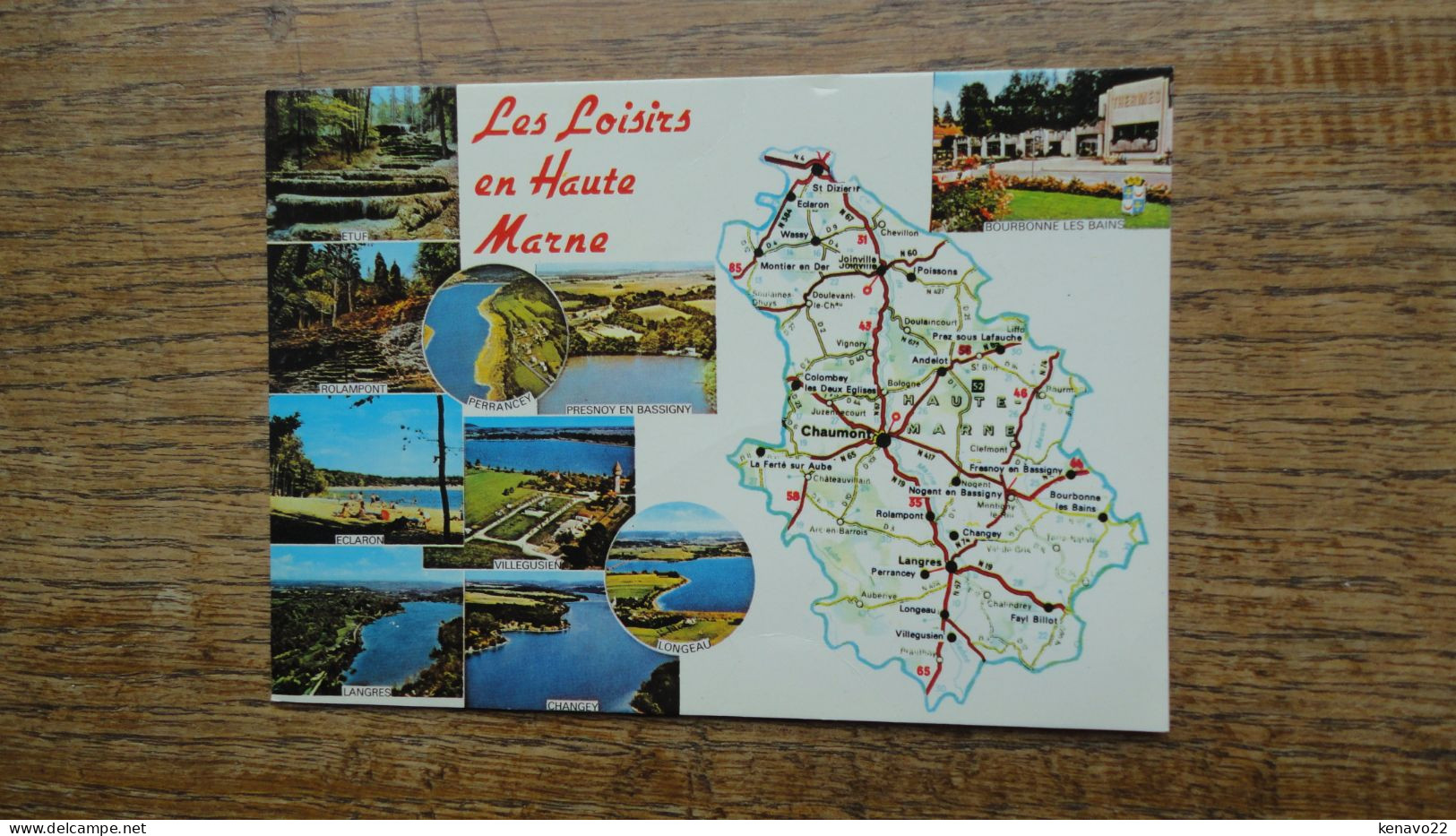 Les Loisirs En Haute Marne , Multi-vues Et Carte - Other & Unclassified