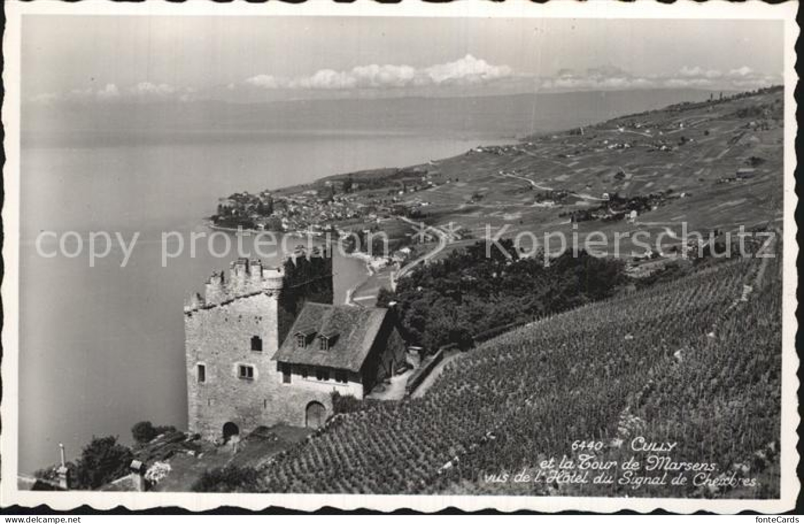 12586282 Cully VD Tour De Marsens Hotel Du Signal De Chexbres Lac Leman Genferse - Sonstige & Ohne Zuordnung