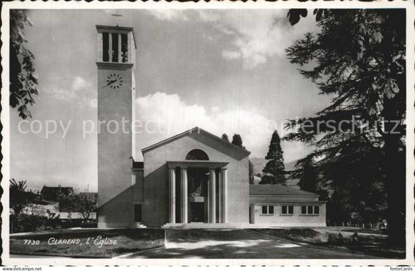 12586272 Clarens Montreux Eglise Kirche Montreux - Autres & Non Classés