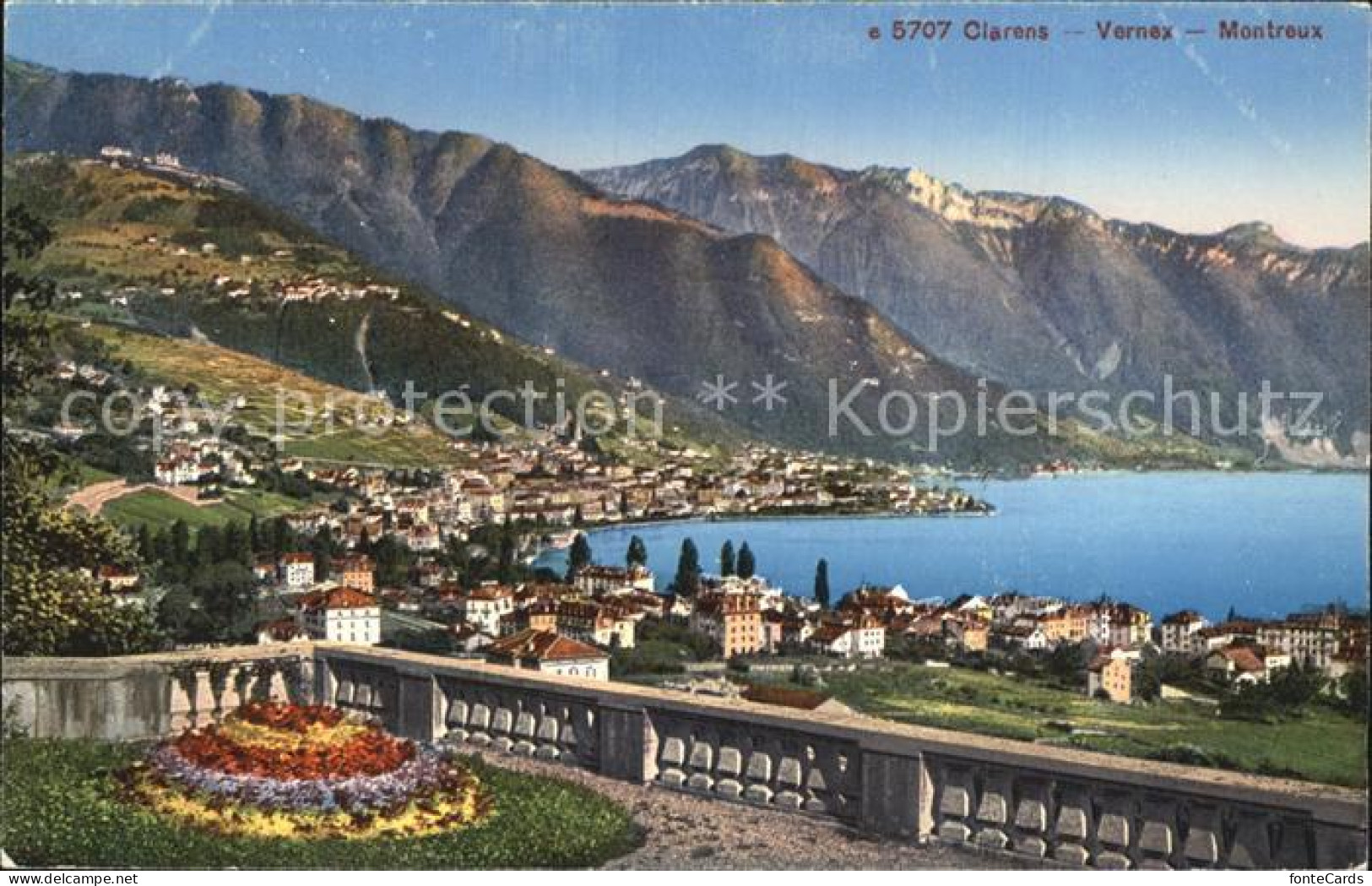 12586270 Clarens Montreux Et Vernex Lac Leman Alpes Genfersee Alpen Montreux - Other & Unclassified