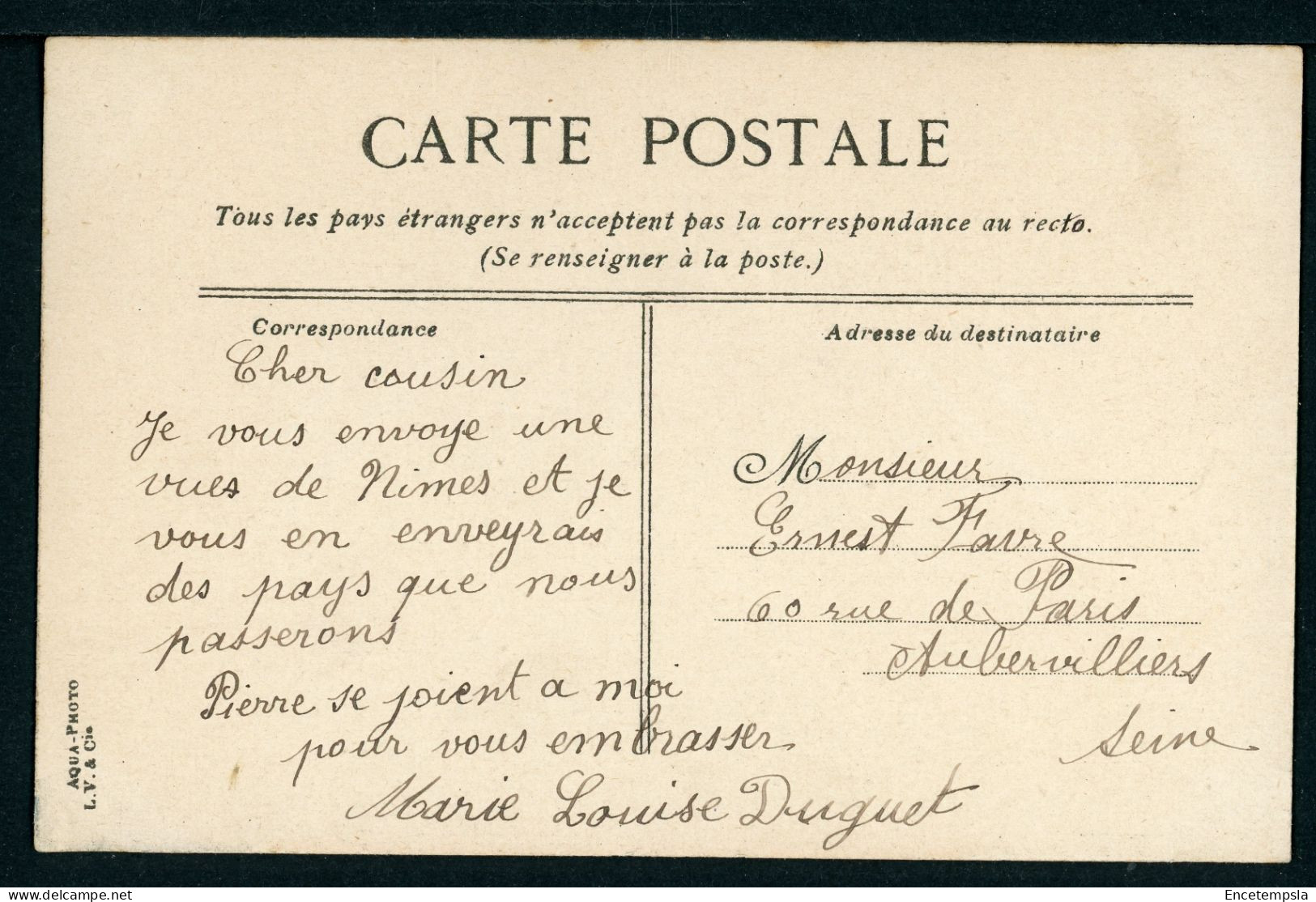 Carte Postale - France - Nîmes - Le Lycée Et Le Boulevard Des Arènes (CP24720) - Nîmes