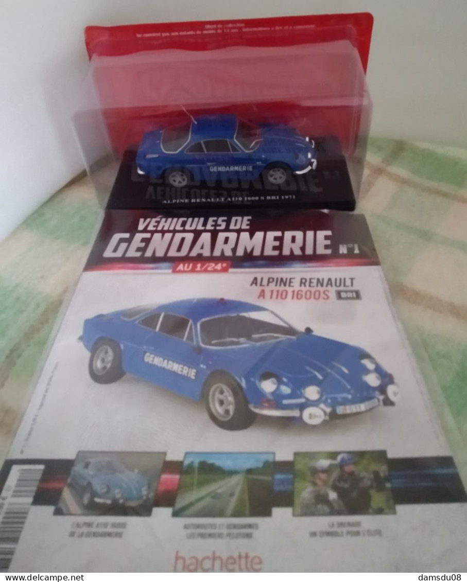 Alpine Renault A110 Gendarmerie échelle 1/24 Sous Blister Non Ouvert Hachette Test - Andere & Zonder Classificatie