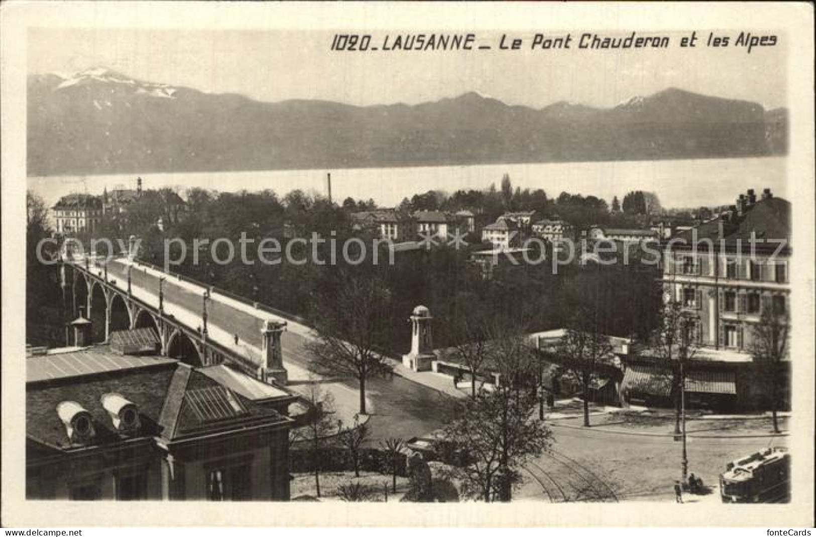 12586203 Lausanne VD Pont Chauderon Alpen Lausanne - Sonstige & Ohne Zuordnung