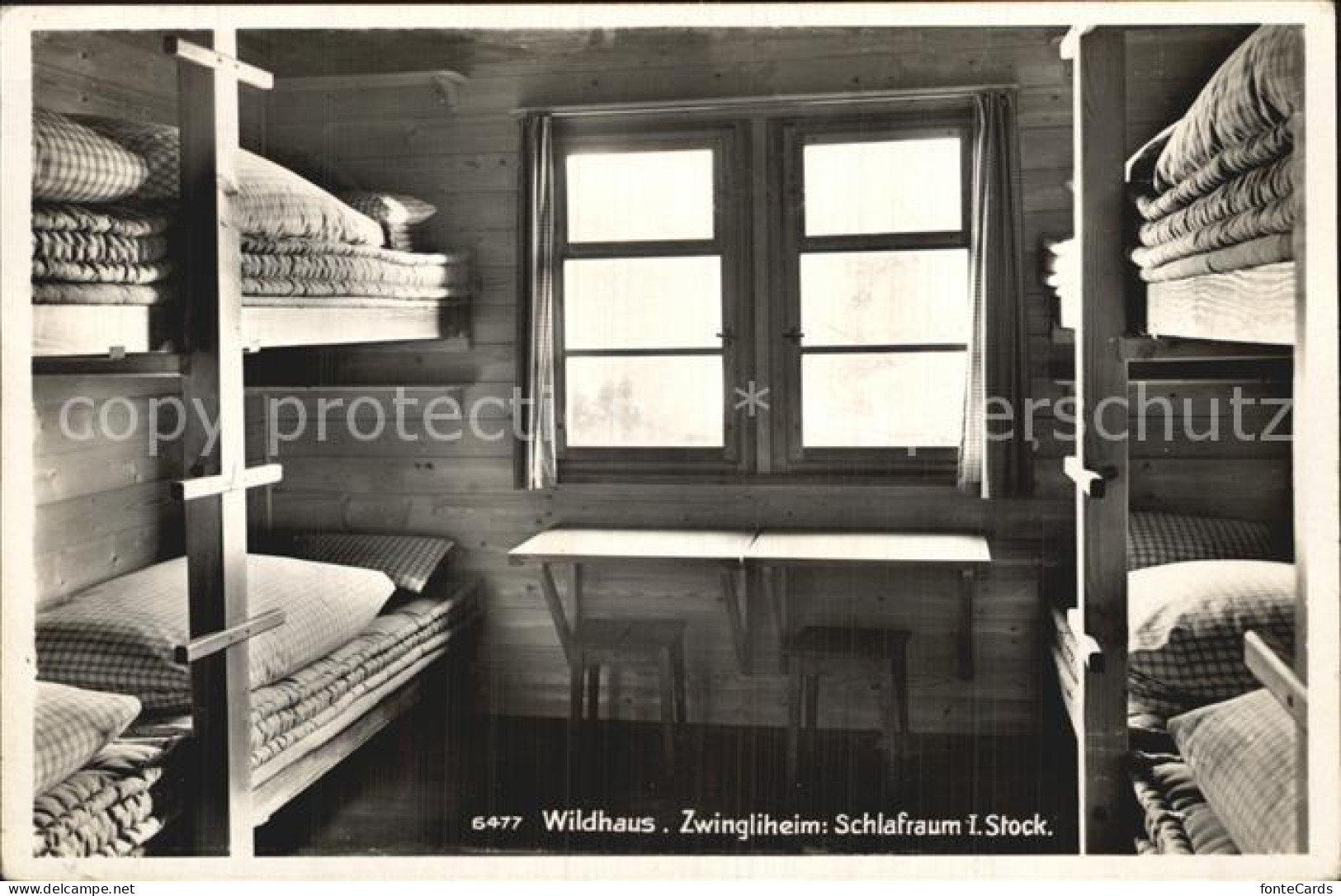 12586193 Wildhaus SG Zwinglihaus Schlafraum Wildhaus Lisighaus - Autres & Non Classés