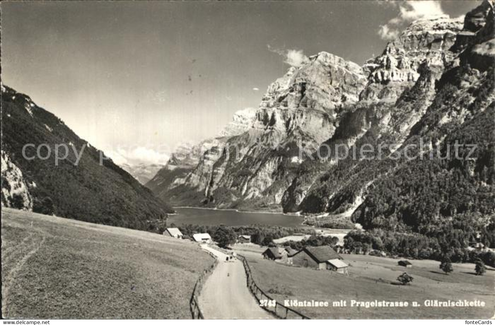 12586022 Kloentalersee Pragelstrasse Glaernischkette Kloental - Andere & Zonder Classificatie