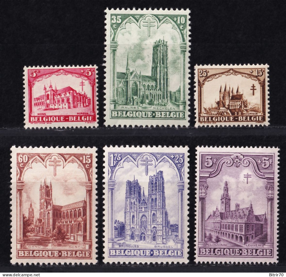 Belgica, 1928  Y&T. 267 / 272,  MNH. - Ungebraucht