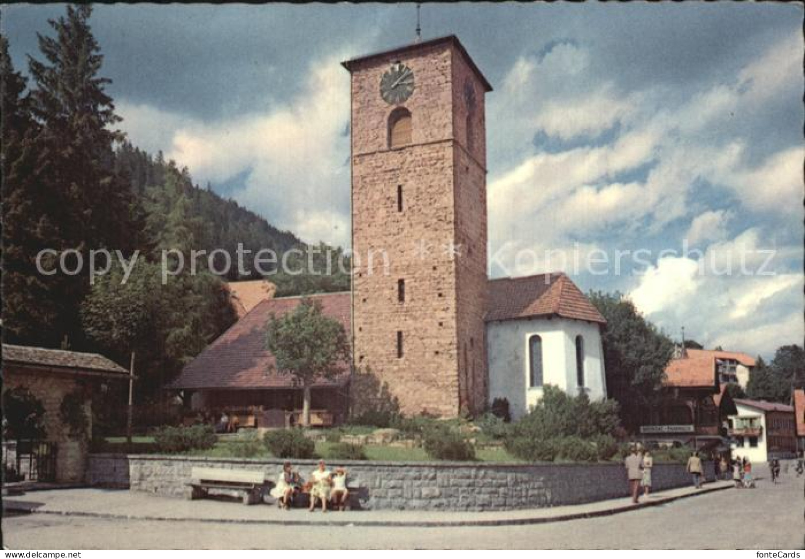 12585972 Adelboden Dorfstrasse Kirche Adelboden - Otros & Sin Clasificación