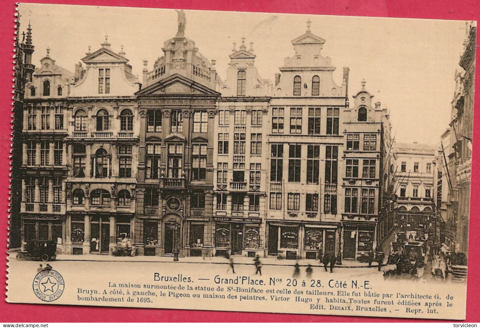 C.P. Bruxelles =  Grand'Place  : Nos 20 à 28  Côté N.-E. - Brüssel (Stadt)