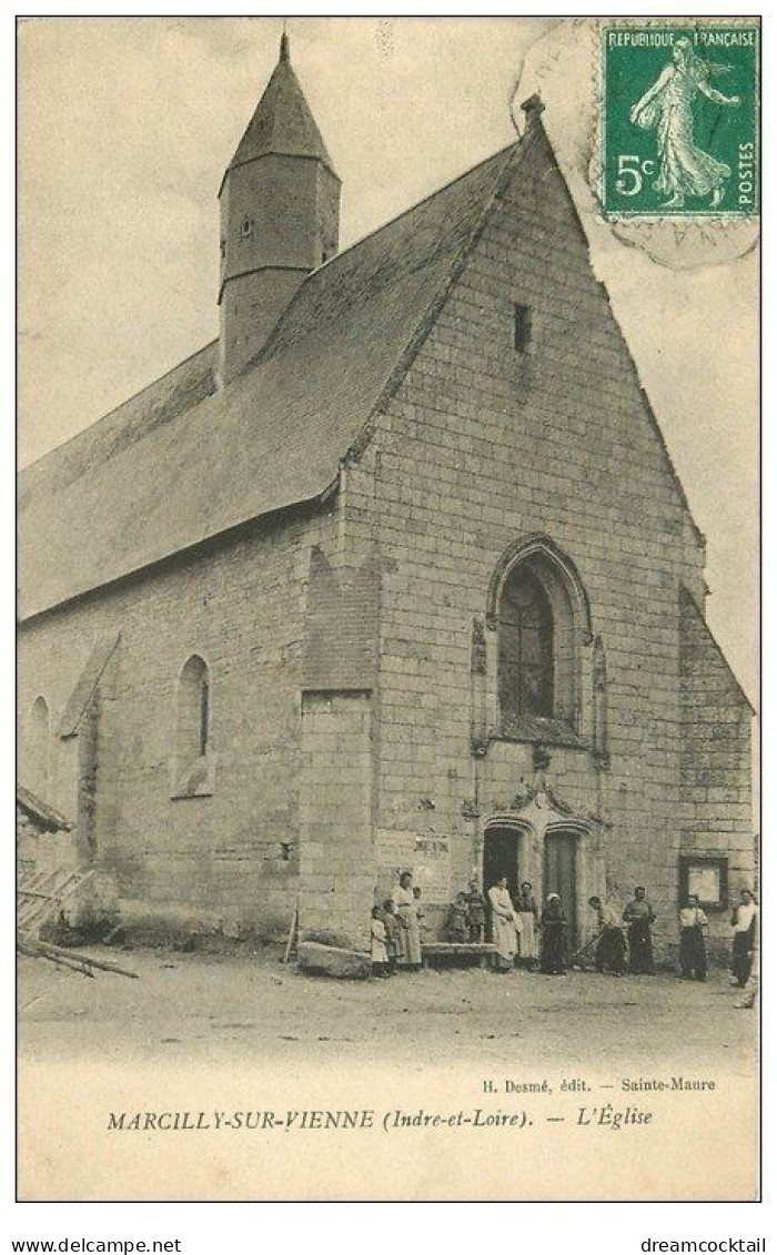 37 MARCILLY-SUR-VIENNE. L'Eglise - Andere & Zonder Classificatie