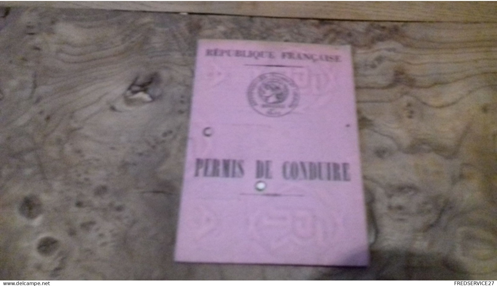 237/ PERMIS DE CONDUIRE 1962 - Cartes De Membre