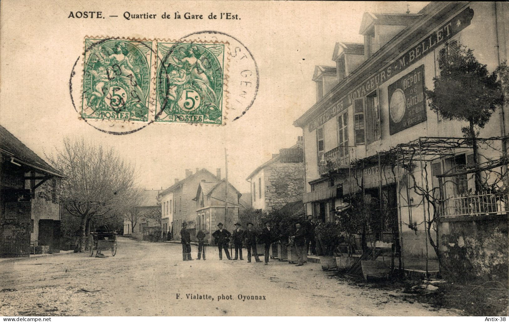 N77 - 38 - AOSTE - Isère - Quartier De La Gare De L'Est - Autres & Non Classés