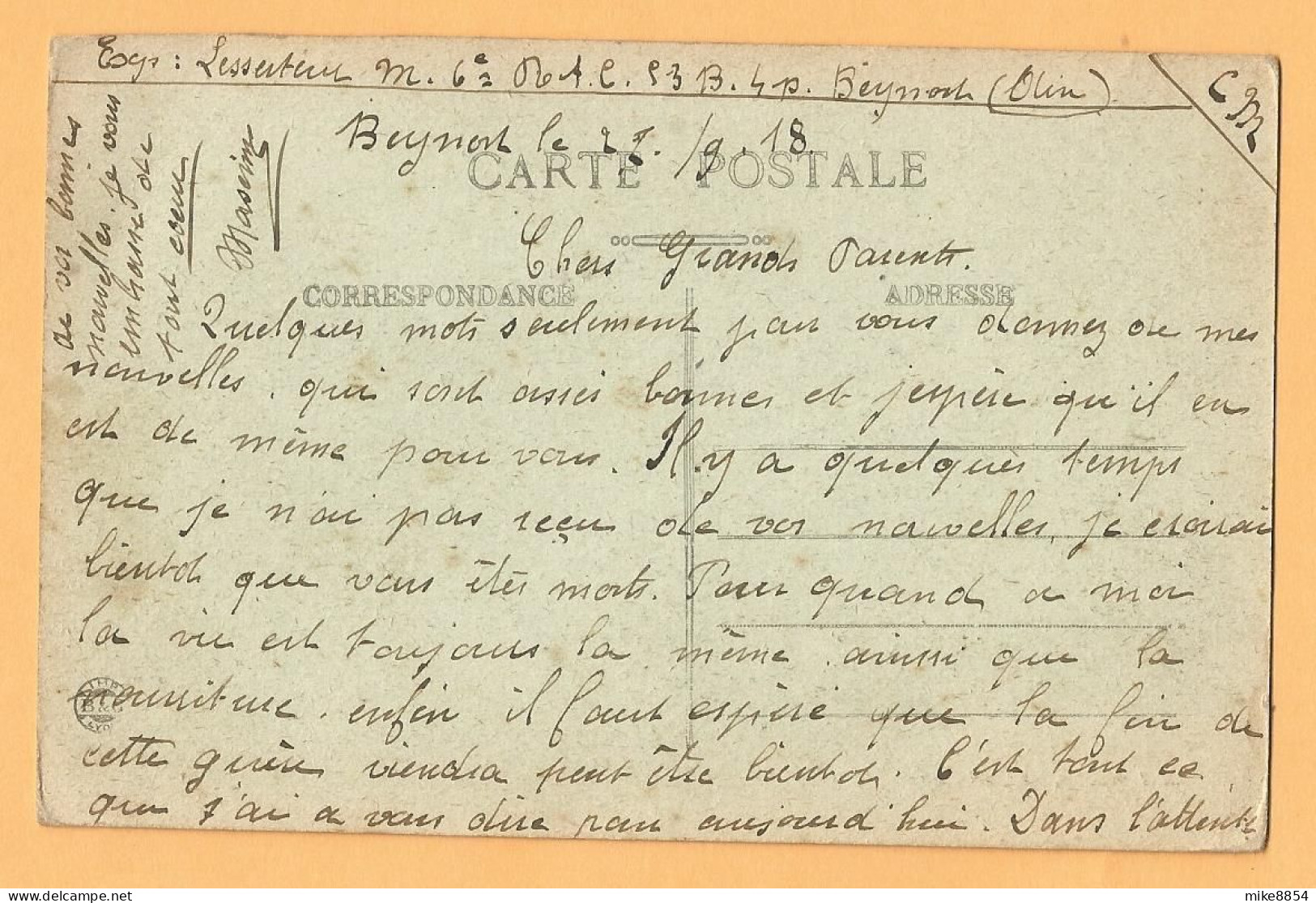 0181  CPA   BEYNOST (Ain) Le Grand Peuplier - Arrêt Du Tramway - Route De Lyon à Montluel Qui Passe En Bas De Beynost - Unclassified