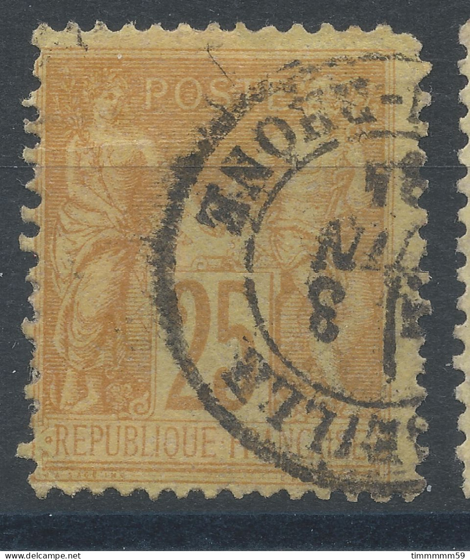 Lot N°82889   N°92, Oblitéré Cachet à Date De MARSEILLE "Bouches-du-Rhône" - 1876-1898 Sage (Tipo II)