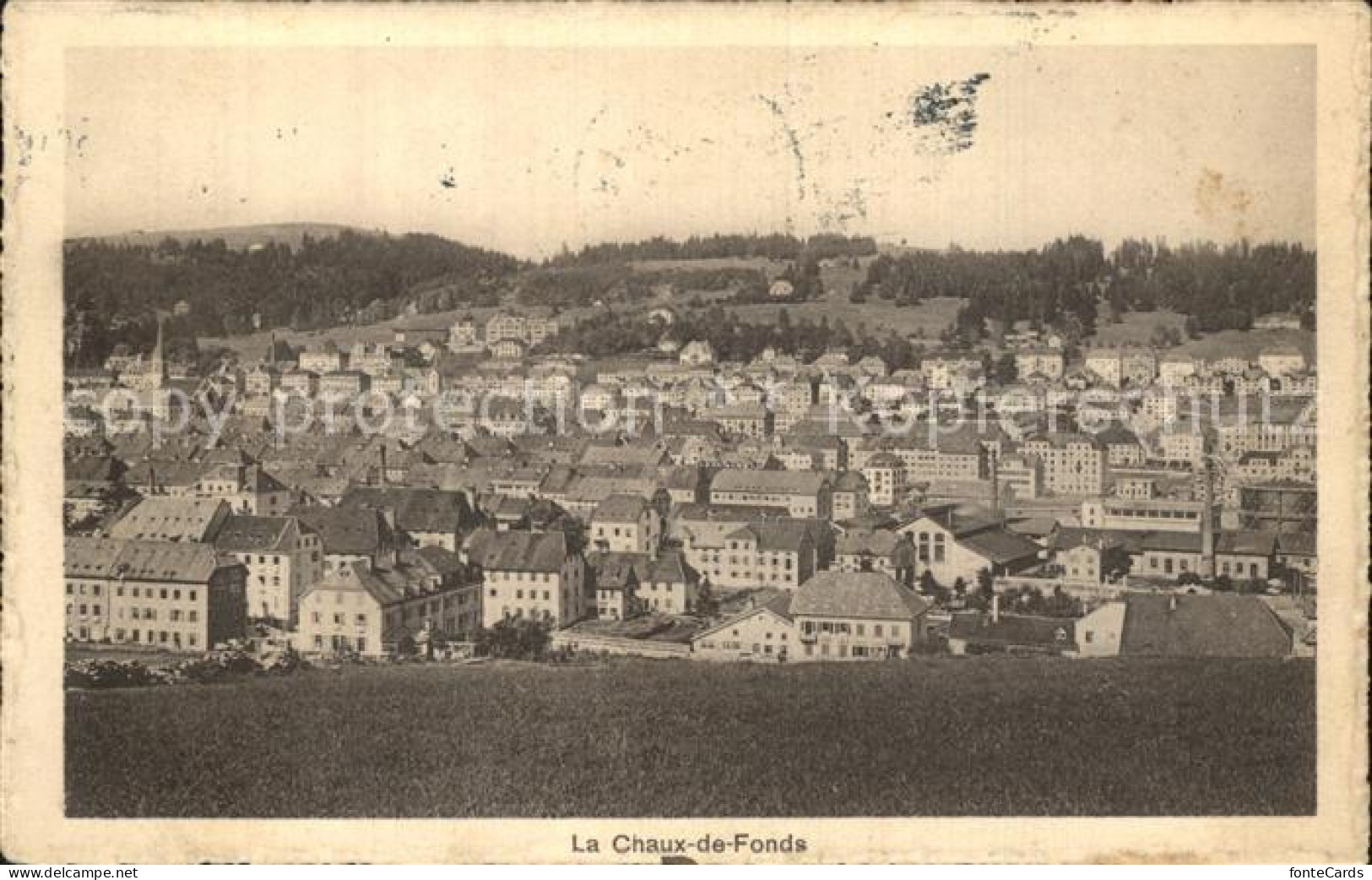 12585101 La Chaux-de-Fonds Vue Generale La Chaux-de-Fonds - Sonstige & Ohne Zuordnung