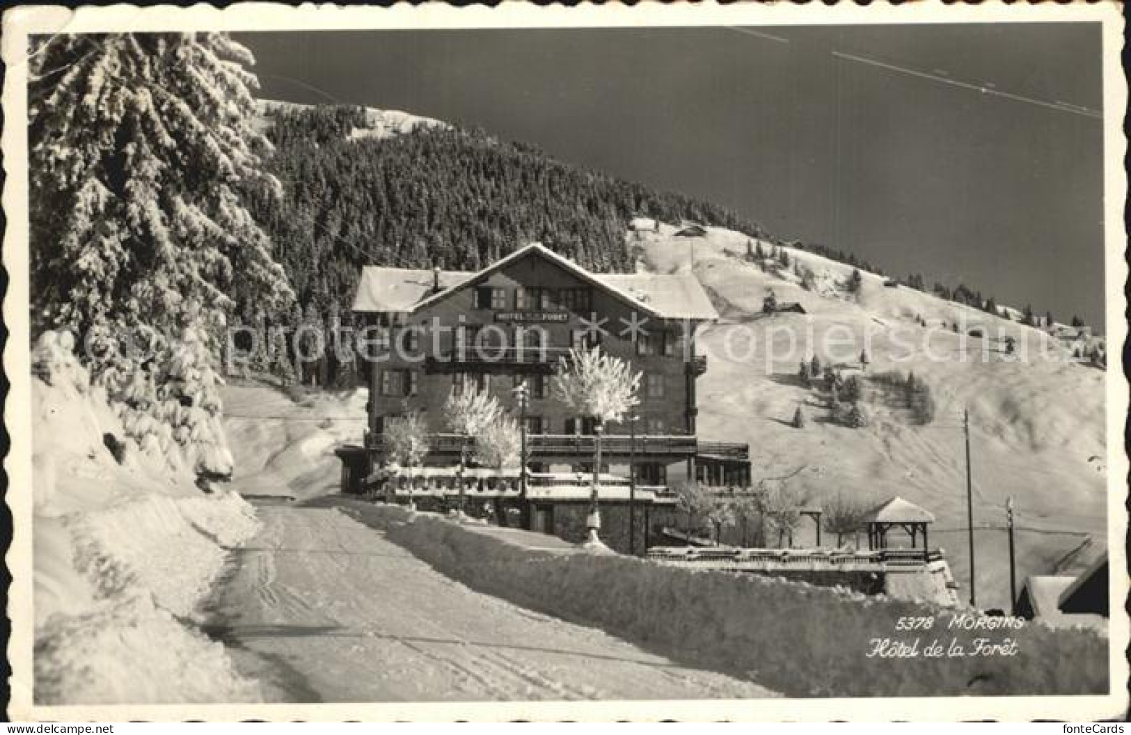 12585073 Morgins Hotel De La Foret En Hiver Morgins - Sonstige & Ohne Zuordnung