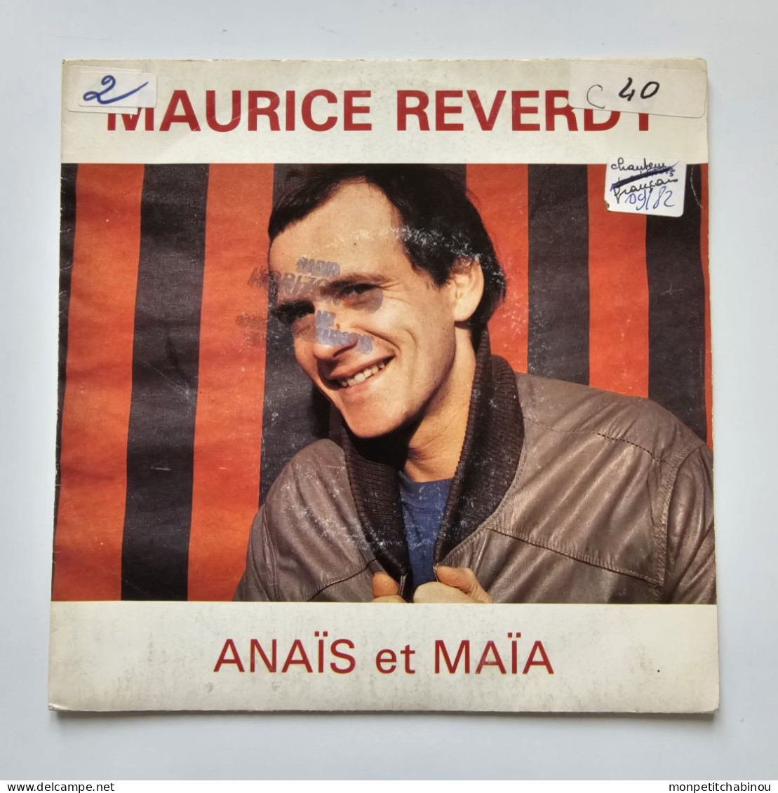 45T MAURICE REVERDY : Anais Et Maia - Otros - Canción Francesa