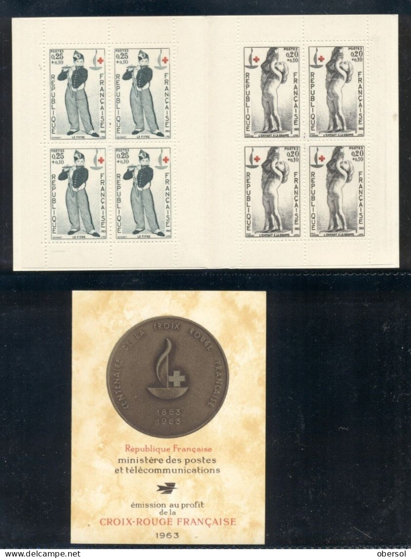 France 1963 Red Cross Complete Booklet MNH - Ungebraucht