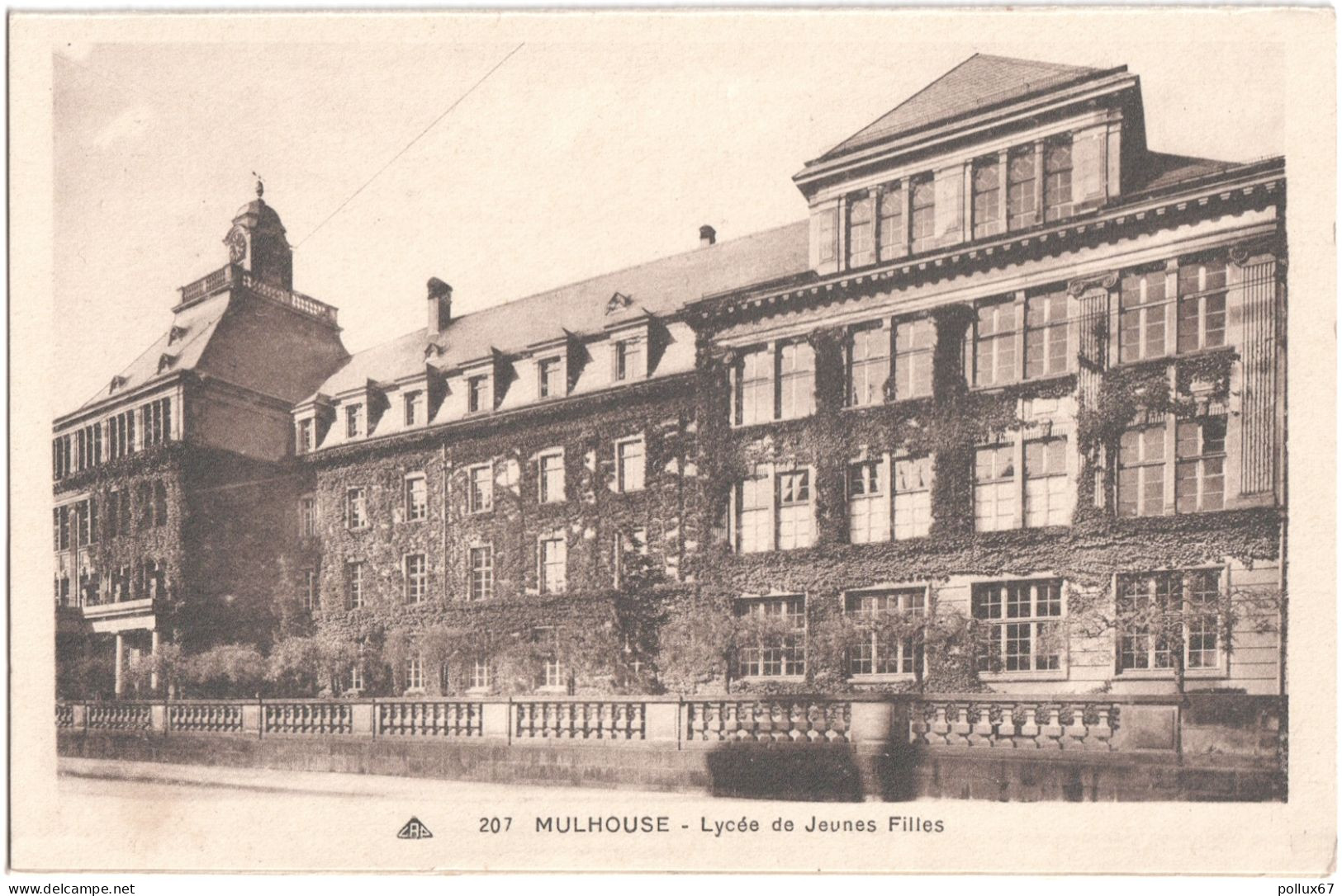 CPA DE MULHOUSE  (HAUT-RHIN)  LYCÉE DE JEUNES FILLES - Mulhouse