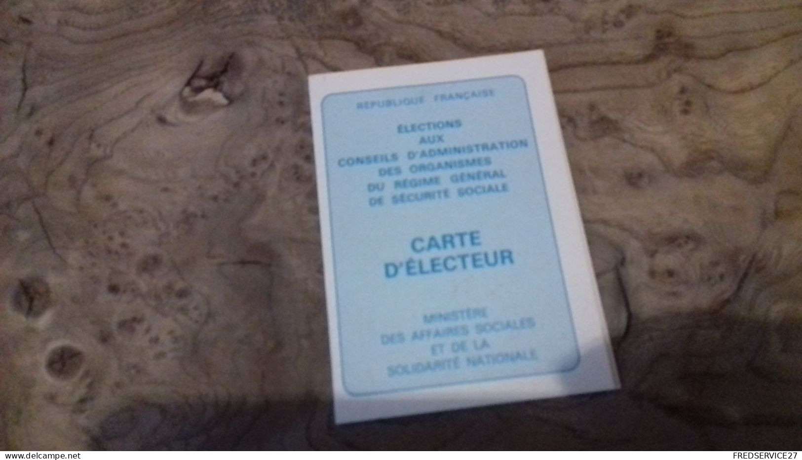 237/ CARTE D ELECTEUR CPAM CONCHES EURE - Tarjetas De Membresía