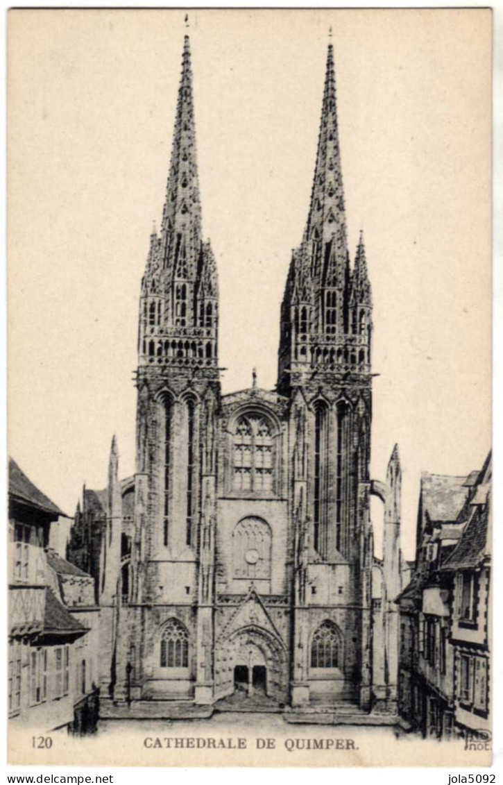 29 / QUIMPER - La Cathédrale - Quimper