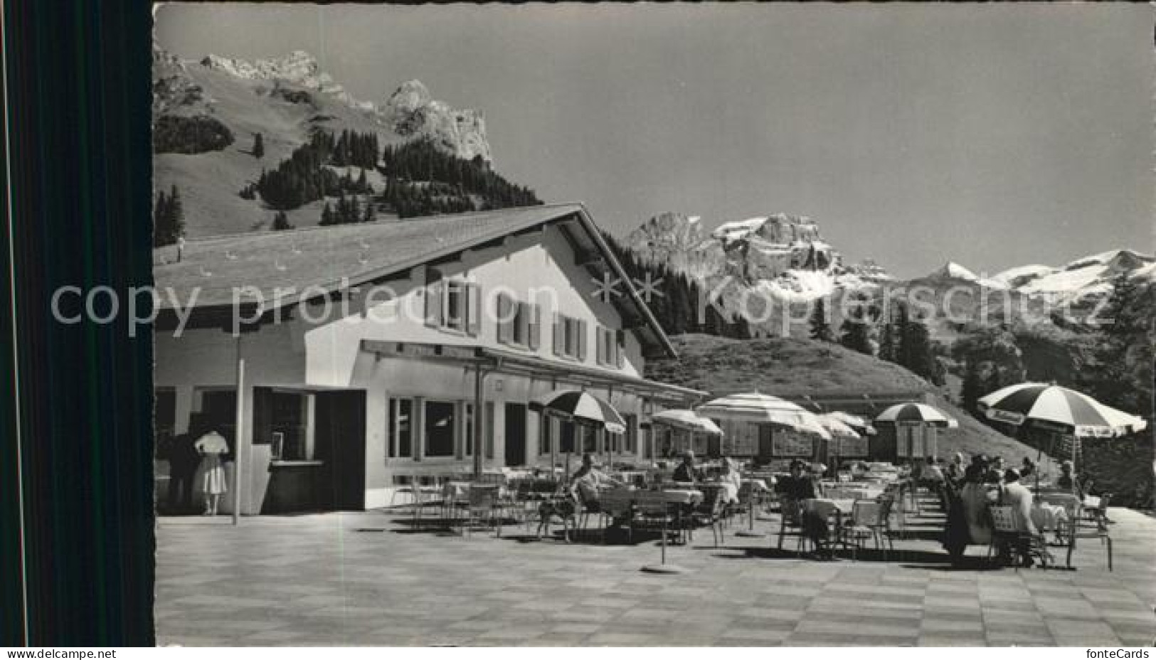 12584542 Engelberg OW Bergrestaurant Brunni Sonnenterrasse Alpen Engelberg OW - Andere & Zonder Classificatie