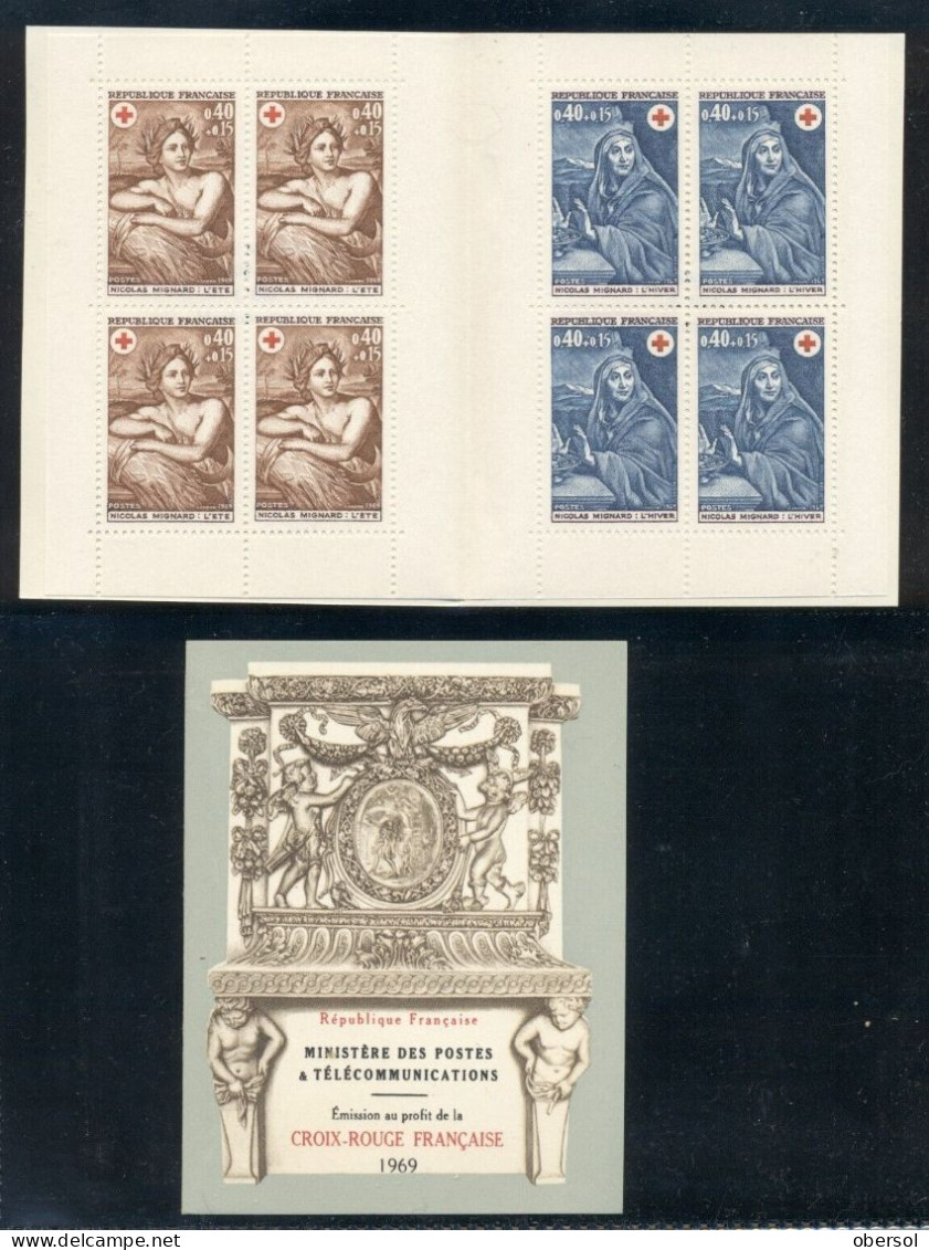 France 1969 Red Cross Complete Booklet MNH - Ungebraucht
