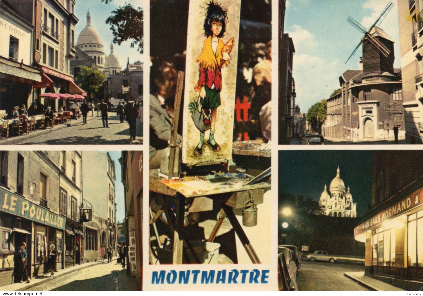 CPM - P - PARIS - MONTMARTRE - MULTIVUES - Autres & Non Classés