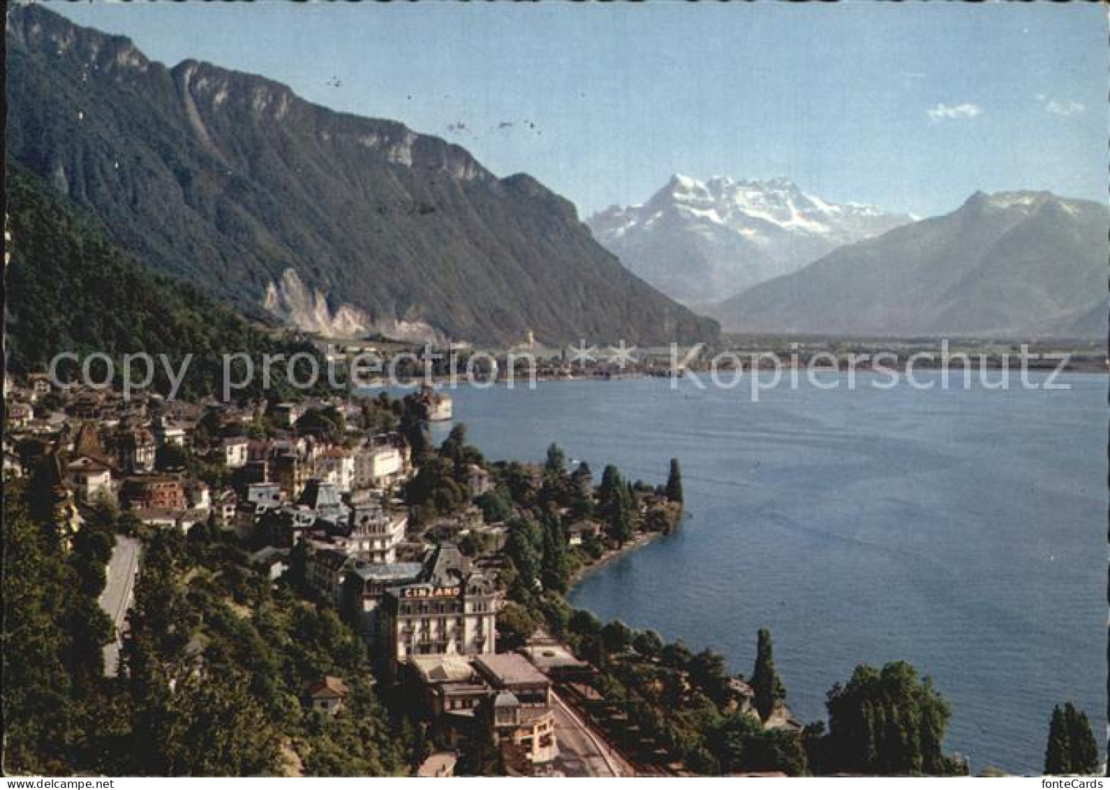 12582994 Territet Montreux Et Chillon Vue Generale Territet Montreux - Sonstige & Ohne Zuordnung