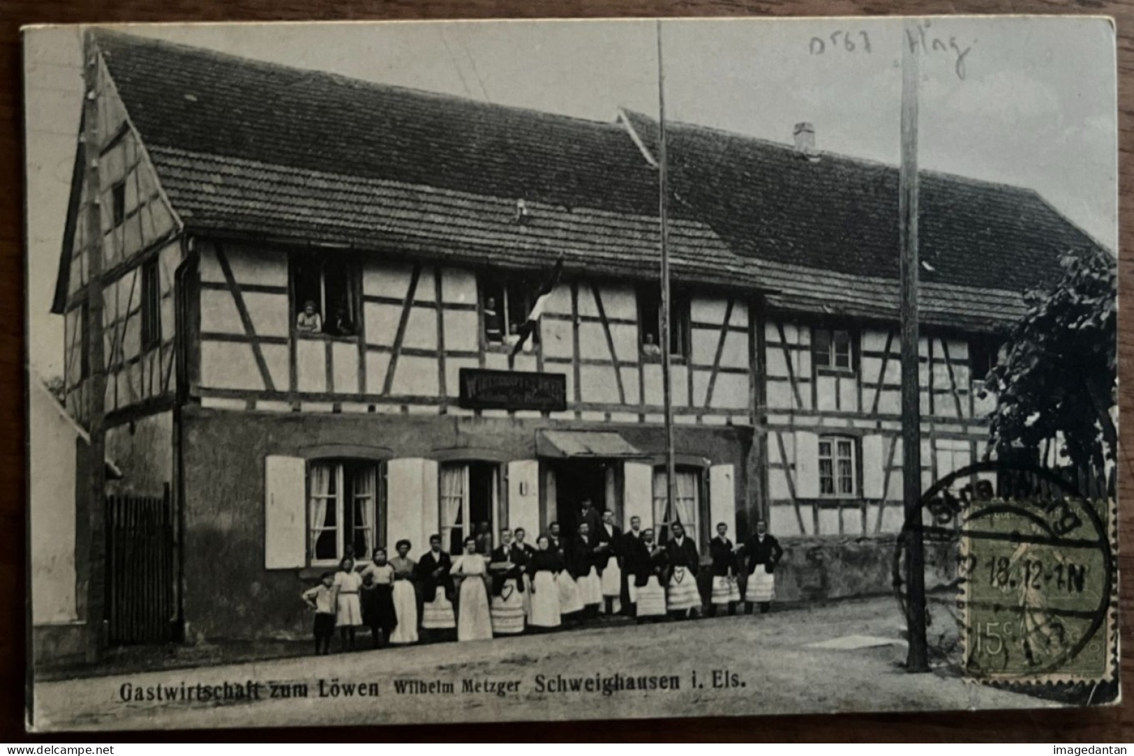 Schweighouse Sur Moder Prox. Haguenau - Gastwirtschaft Zum Löwen - Wilhelm Metzger - Enseigne Brasserie - Autres & Non Classés