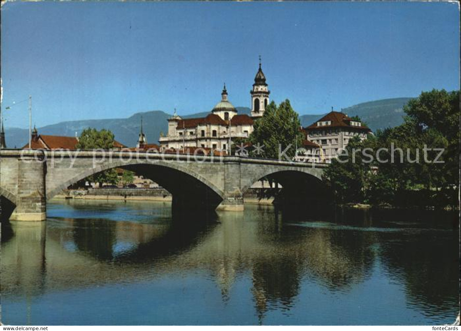 12581800 Solothurn Roetibruecke Kathedrale Solothurn - Autres & Non Classés