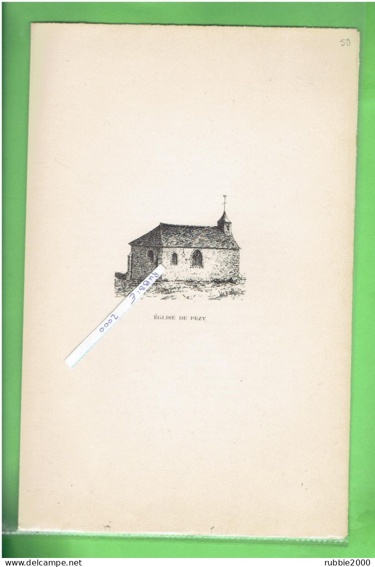 1897 EGLISE DE PEZY COMMUNE DE THEUVILLE EURE ET LOIR - Centre - Val De Loire