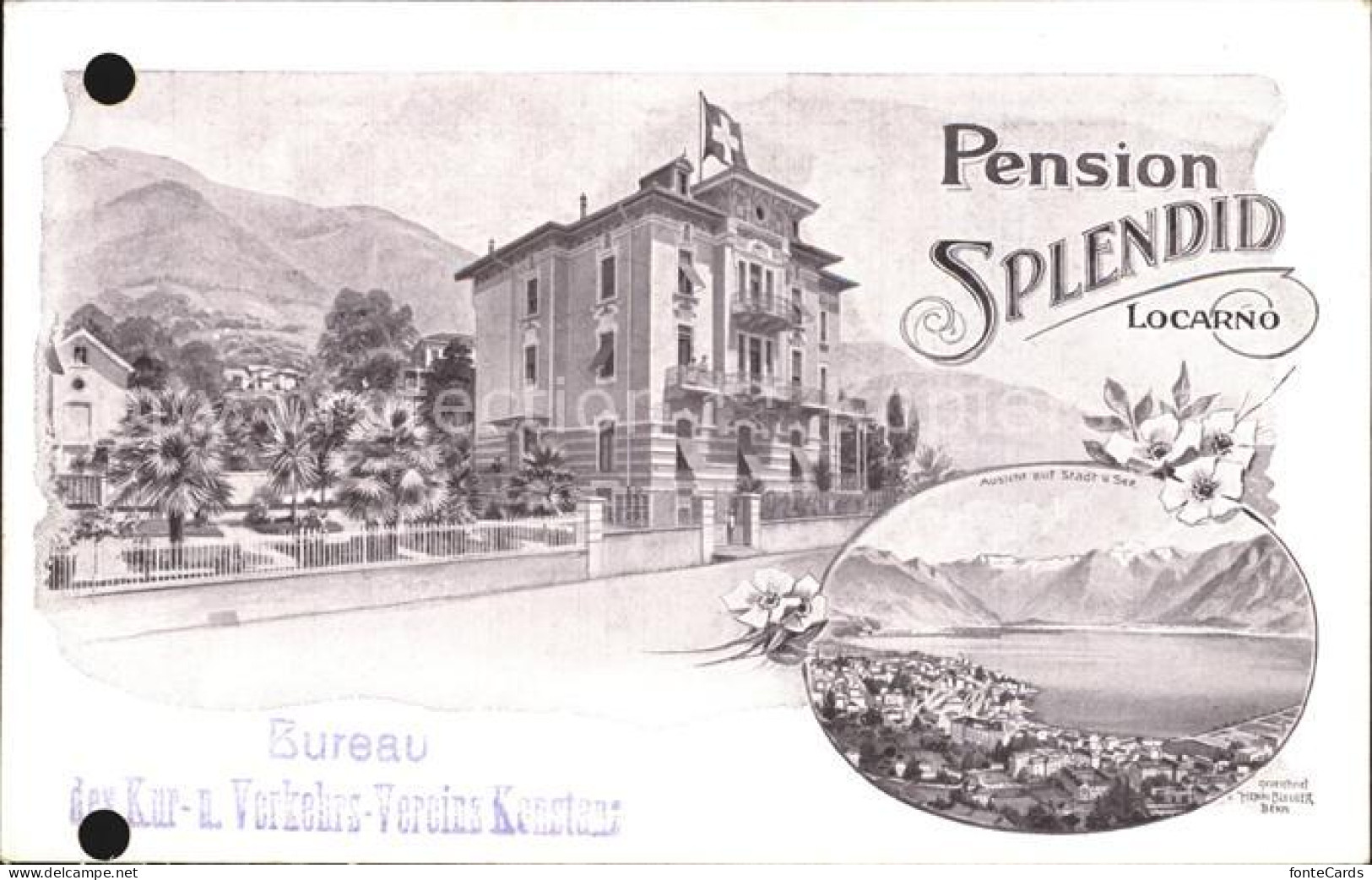 12581730 Locarno TI Pension Splendid  - Autres & Non Classés