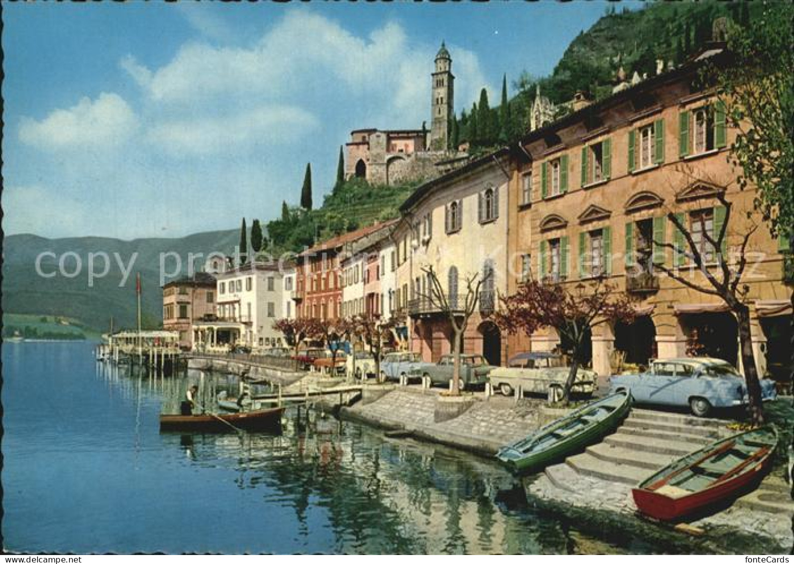 12581568 Morcote Lago Di Lugano Gesamtansicht  Morcote Lago Di Lugano - Altri & Non Classificati