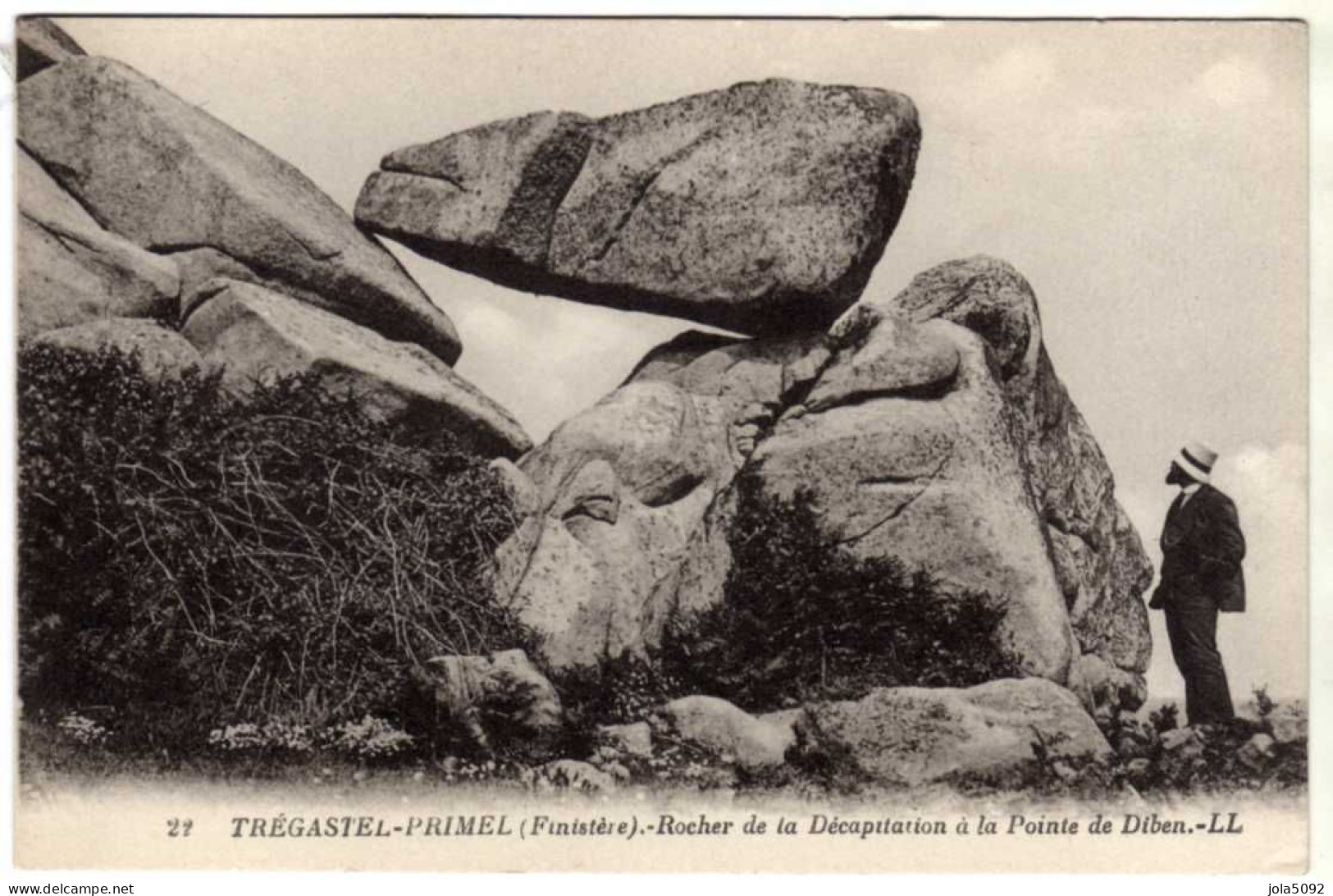 29 / TREGASTEL-PRIMEL - Rocher De La Décapitation à La Pointe De Diben - Primel