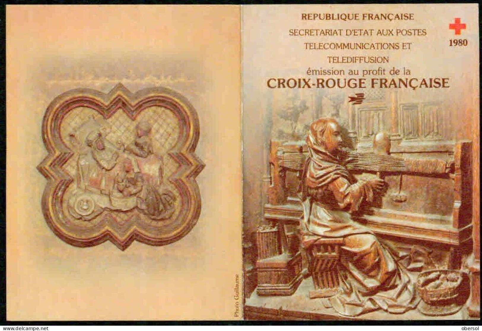 France 1980 Red Cross Complete Booklet MNH - Ongebruikt