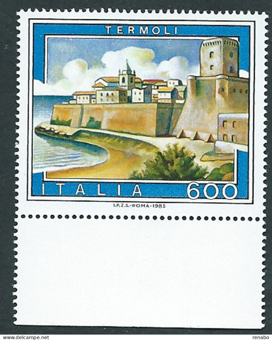 Italia, Italy, Italien, Italie 1985; Castello Svevo Del XI Secolo A Termoli. Di Bordo, Nuovo. - Schlösser U. Burgen