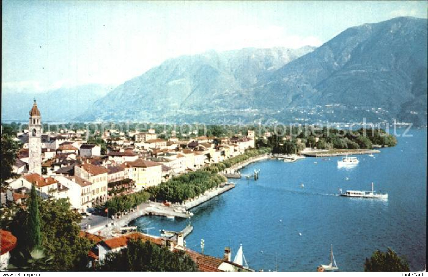 12581274 Ascona Lago Maggiore Panorama Ascona - Autres & Non Classés