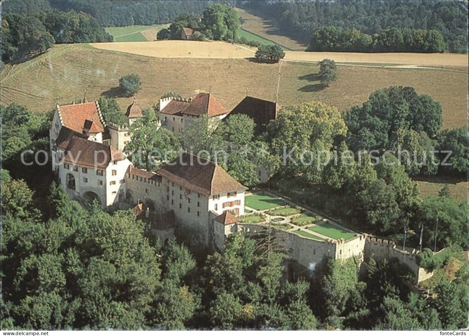 12580880 Lenzburg AG Fliegeraufnahme Schloss Lenzburg - Altri & Non Classificati